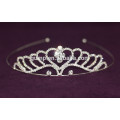 2015 Forme a boda los accesorios del pelo Headware Cristal Tiara Corona Nupcial